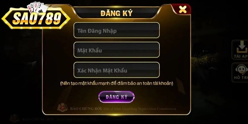 Đăng ký tài khoản trong 1 phút